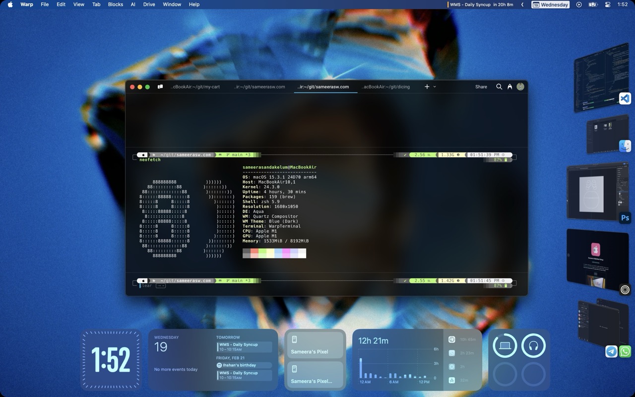 macOS screenshot preview