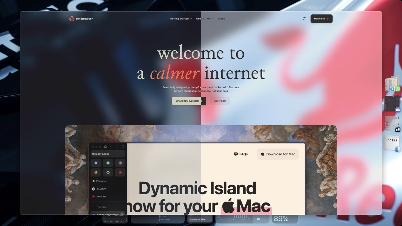 Zen Browser Preview 2